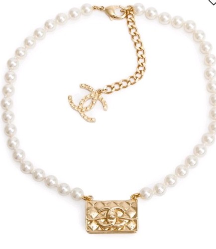 Chanel pearl gold plated - chanel,