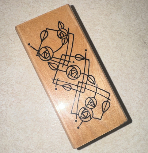 Wood mounted rubber - mounted, stamp