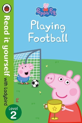 Peppa pig playing football - pig:,
