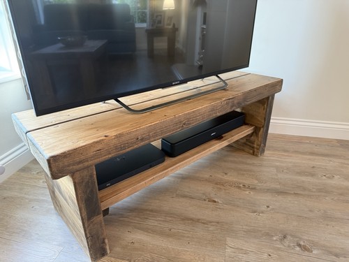 Rustic solid wood stand - rustic, /