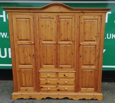 Large Solid Pine Four Door