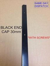 Kitchen Worktop Trim BLACK END
