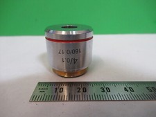 MEIJI 4X /160 LENS OBJECTIVE