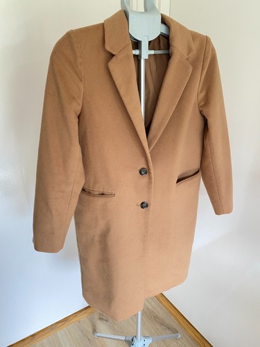 Ladies camel coat smart - gu,