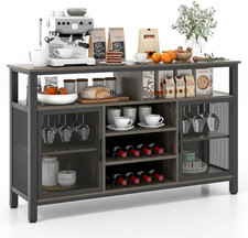 Wine Bar Cabinet Storage