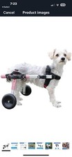 Walking Pets Small Frame Wheelchair For Dog  With Support Front Wheel Attachment