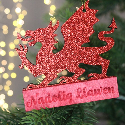 Festive wooden red - festive,