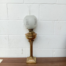 Antique Victorian Oil Lamp –