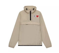 CDG X KWAY HALF ZIP JACKET