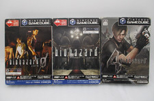 GameCube BIOHAZARD 1 , 0 & 4 w/ 1 Memory Card 3games Japan Resident Evil GC