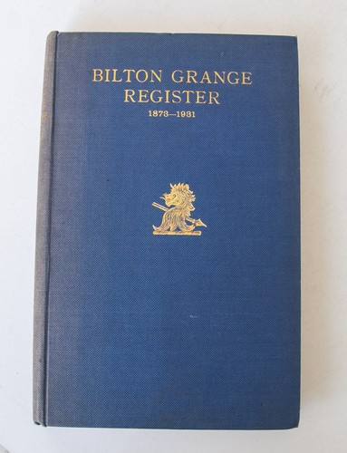 Bilton grange register - bilton,