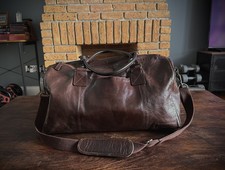 John Rocha Leather Holdall