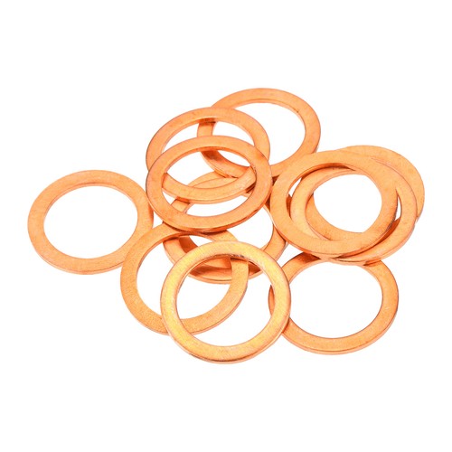 Pcs flat copper washers - copper,
