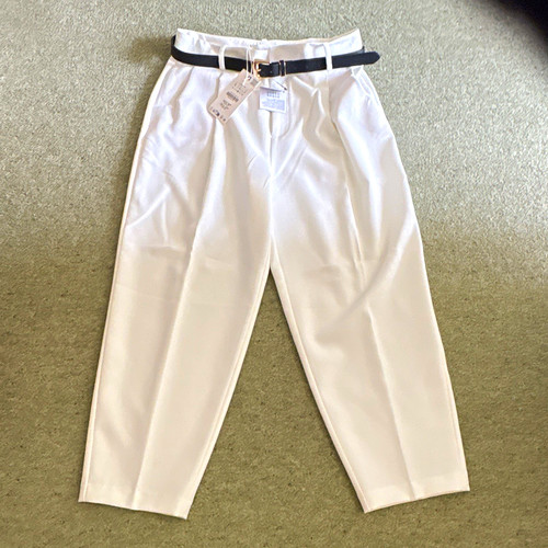 Women zara white high waist - women's,