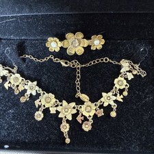 Pilgrim Necklace and unnamed Brooch