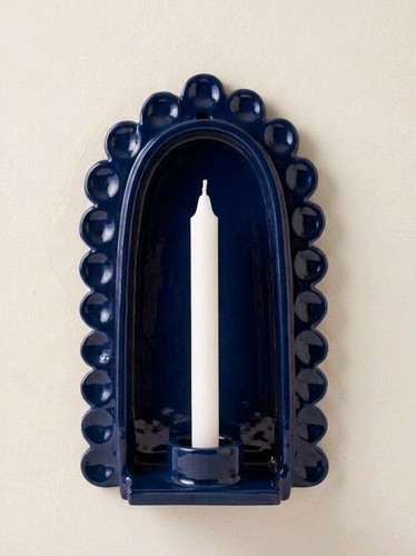 Wall candle holder arch taper - candle,