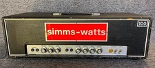 Simms Watt  MK I Head , British Valve  1970s  Black