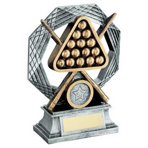 Pool snooker octagon trophy - octagon,