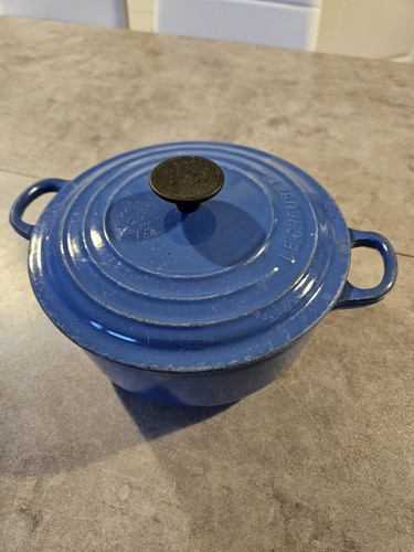 Creuset blue cast iron - blue,