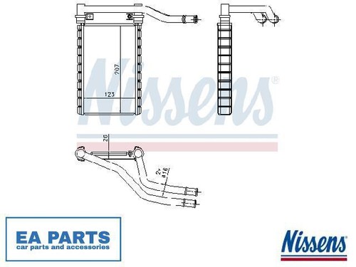 Heat exchanger interior - heat,