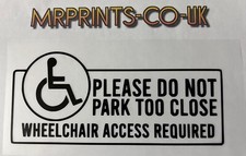 Wheelchair Acces Requried Car