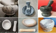 Granite pestle mortar sets - pestle,