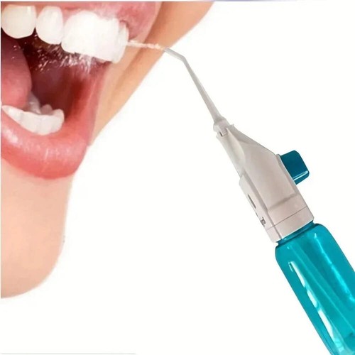 Portable manual water - portable, flosser