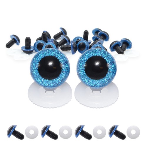 Glitter safety eyes screw - glitter,
