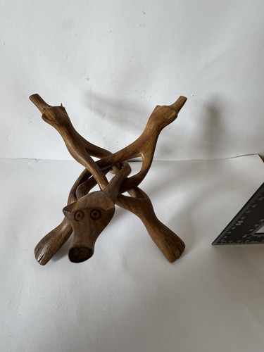 Antique vintage carved tripod - vintage,