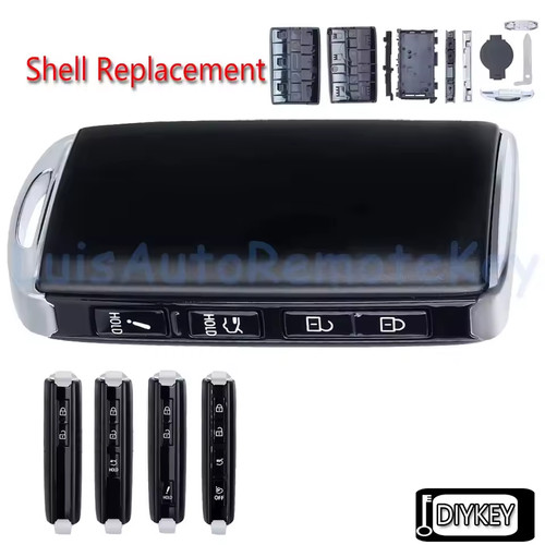 Button remote key case shell - case,