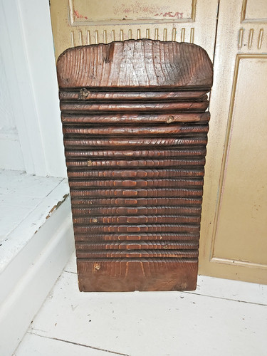 Antique wooden washboard - antique,