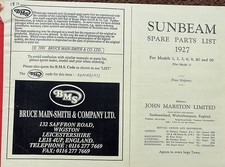 1927 Sunbeam Motorcycle ENGINE