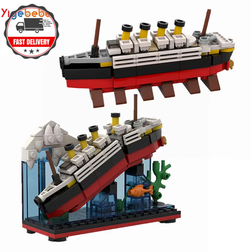 Titanic building blocks set - building,