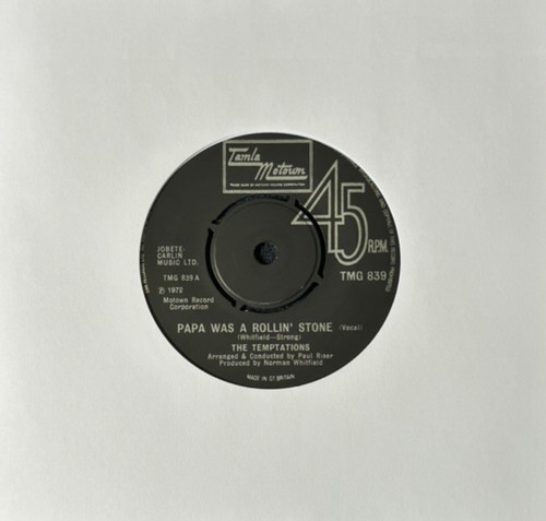 The temptations papa was - temptations, a