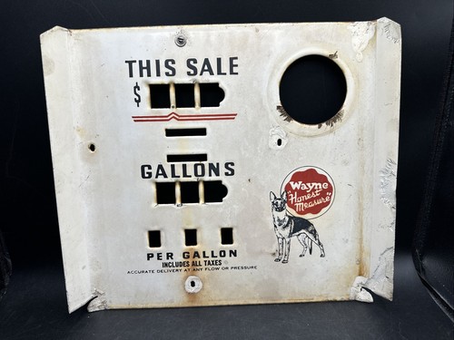 Wayne 100 gas pump - wayne, face