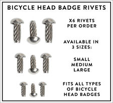 Pack of x6 Bicycle Head Badge