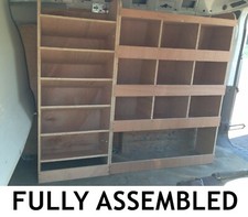 Vauxhall Combo Van Shelving Racking Plywood System Case Storage Unit