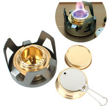 Portable Mini Alcohol Stove Burner with Aluminium Stand for Camping BBQ Cookware