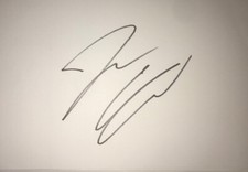 RONAN KEATING SIGNED 6X4 WHITE
