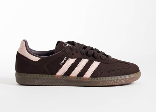 Adidas samba brown white low - adidas,