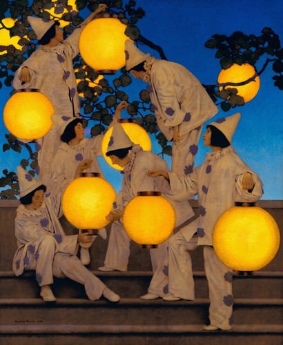 Maxfield parrish the lantern - the,