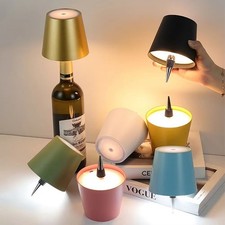 Wireless Metal LED Wine Bottle