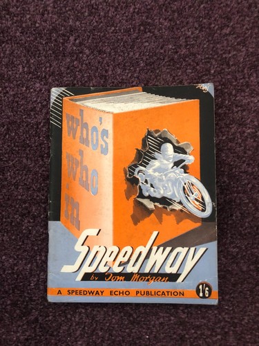 Speedway book who in - who's,