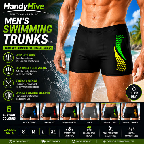 Men quick dry swim trunks - swim,
