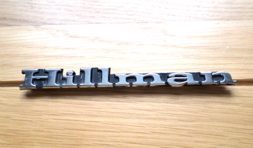 Vintage hillman car chrome - vintage,
