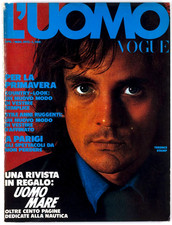 Terence Stamp ANDY WARHOL Tom Baker L'UOMO VOGUE May 1972 Alan Bates KEN RUSSELL