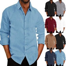 Mens Long Sleeve Casual Shirts