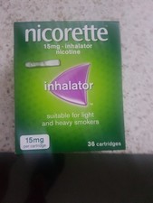 Nicorette 3658036 Inhalator 15mg 2 x36 Cartridges