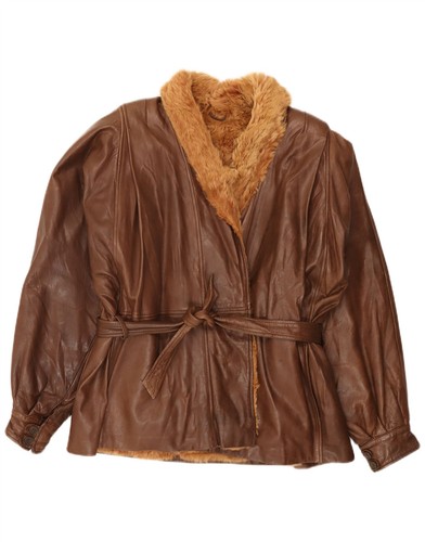 Vintage womens leather fur - vintage,