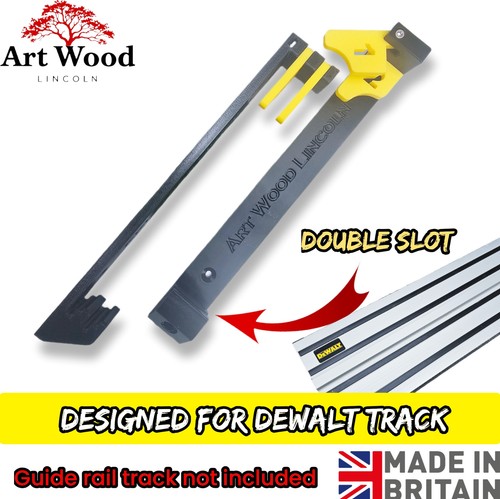 Double slot track saw - slot, guide